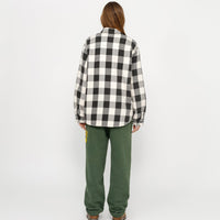 SHERPA LINED BUFFALO PLAID SHIRT