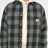 SHERPA LINED BUFFALO PLAID SHIRT