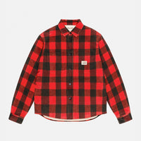 SHERPA LINED BUFFALO PLAID SHIRT