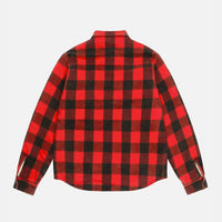 SHERPA LINED BUFFALO PLAID SHIRT