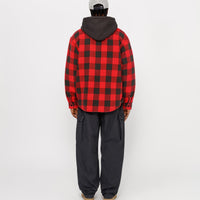 SHERPA LINED BUFFALO PLAID SHIRT