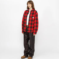 SHERPA LINED BUFFALO PLAID SHIRT