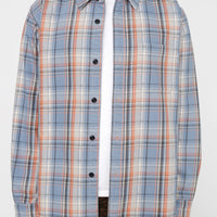 DAN WASHED COTTON PLAID SHIRT