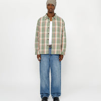 DAN WASHED COTTON PLAID SHIRT