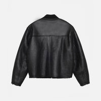 SHEARLING REVERSIBLE BOMBER