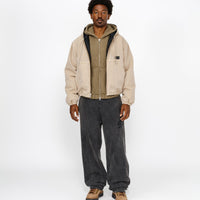 WORK JACKET CANVAS NEEDLE PUNCH