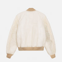 WAXED BUILT BOMBER JACKET