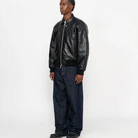 LEATHER FLIGHT JACKET