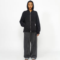 CHUNKY KNIT ZIP HOODIE