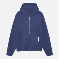 CHUNKY KNIT ZIP HOODIE