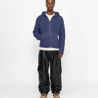 CHUNKY KNIT ZIP HOODIE
