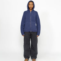 CHUNKY KNIT ZIP HOODIE