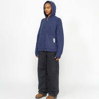 CHUNKY KNIT ZIP HOODIE