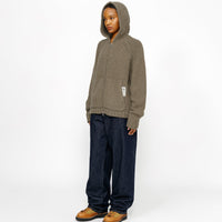 CHUNKY KNIT ZIP HOODIE