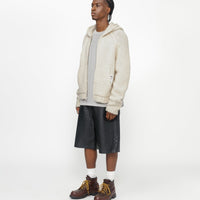 CHUNKY KNIT ZIP HOODIE