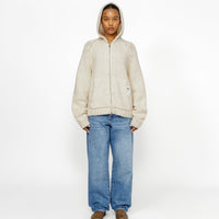 CHUNKY KNIT ZIP HOODIE