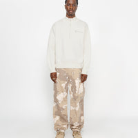 HALF ZIP MOCK NECK SWEATER