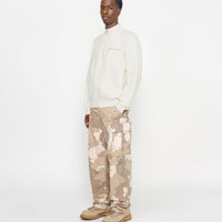 HALF ZIP MOCK NECK SWEATER
