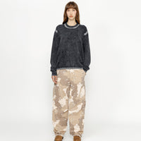 FADED COTTON KNIT CREW