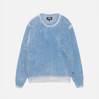 FADED COTTON KNIT CREW