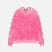 FADED COTTON KNIT CREW