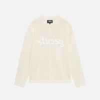 EMBROIDERED V-NECK LOGO SWEATER
