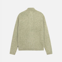 FULL ZIP BRUSHED MERINO SWEATER