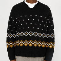 ROLL NECK FAIRISLE SWEATER