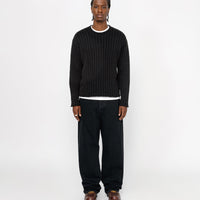 COTTON SLUB RIB CREW