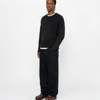COTTON SLUB RIB CREW