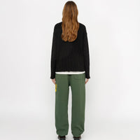 COTTON SLUB RIB CREW
