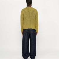 COTTON SLUB RIB CREW