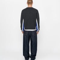 CONTRAST STRIPE CREW