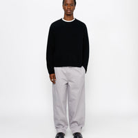 WAFFLE KNIT CASHMERE CREW