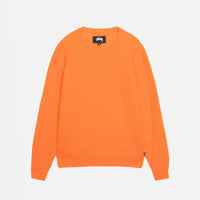 WAFFLE KNIT CASHMERE CREW