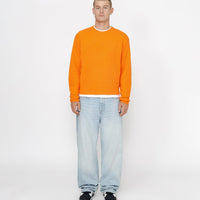 WAFFLE KNIT CASHMERE CREW