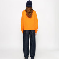 WAFFLE KNIT CASHMERE CREW
