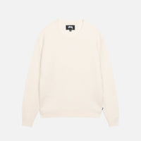 WAFFLE KNIT CASHMERE CREW