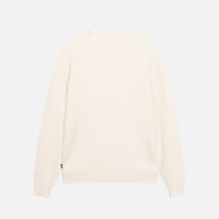 WAFFLE KNIT CASHMERE CREW