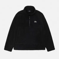 POLAR FLEECE HALF ZIP MOCK NECK