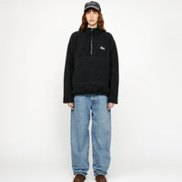 POLAR FLEECE HALF ZIP MOCK NECK