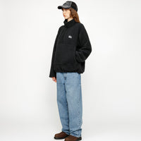 POLAR FLEECE HALF ZIP MOCK NECK