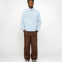 POLAR FLEECE HALF ZIP MOCK NECK