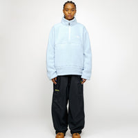 POLAR FLEECE HALF ZIP MOCK NECK