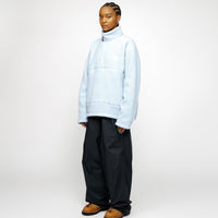 POLAR FLEECE HALF ZIP MOCK NECK