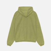 WAFFLE LINED ZIP HOODIE