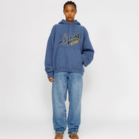 SATIN PATCH HOODIE