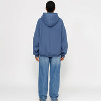 SATIN PATCH HOODIE