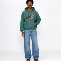 SATIN PATCH HOODIE