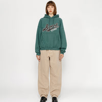 SATIN PATCH HOODIE